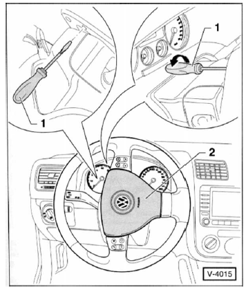 Airbag-einheit aus- und einbauen