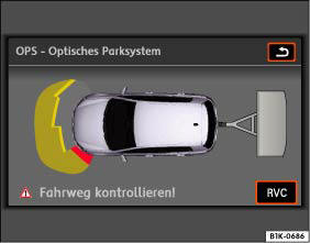 Abb. 42 Prinzipdarstellung Farbdisplay: Anhängerbetrieb.