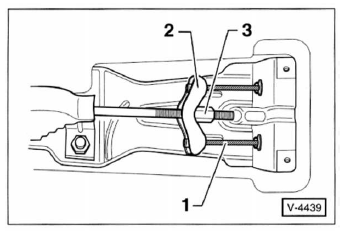 Handbremsseil aus- und einbauen