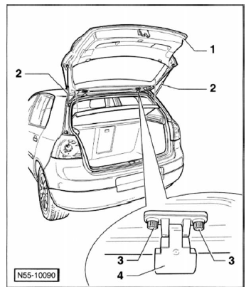 HECKKLAPPENSCHLOß ELEKTRISCH ZV HECKKLAPPE VW TOURAN GOLF 5 6 PASSAT 3C