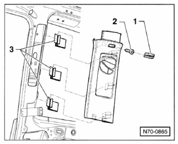 Verkleidung c-säule aus- und einbauen (touran)