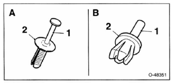 Spreiznieten aus- und einbauen