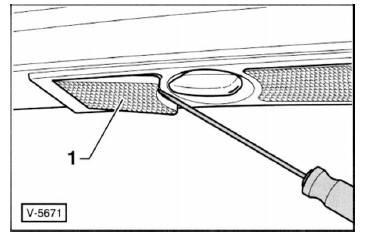 Deckenleuchte hinten