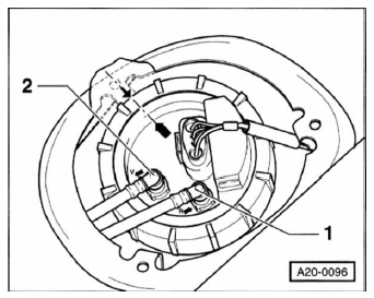 Kraftstoffpumpe/tankgeber aus- und einbauen