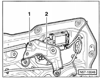 Fensterhebermotor aus - und einbauen (touran)