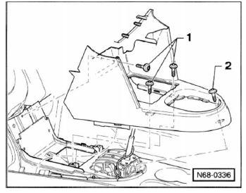 Mittelkonsole aus- und einbauen (touran)
